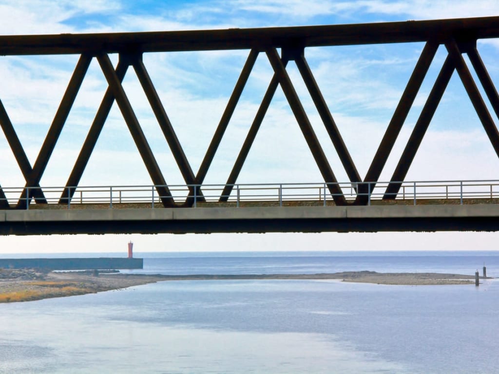 奈半利の鉄橋