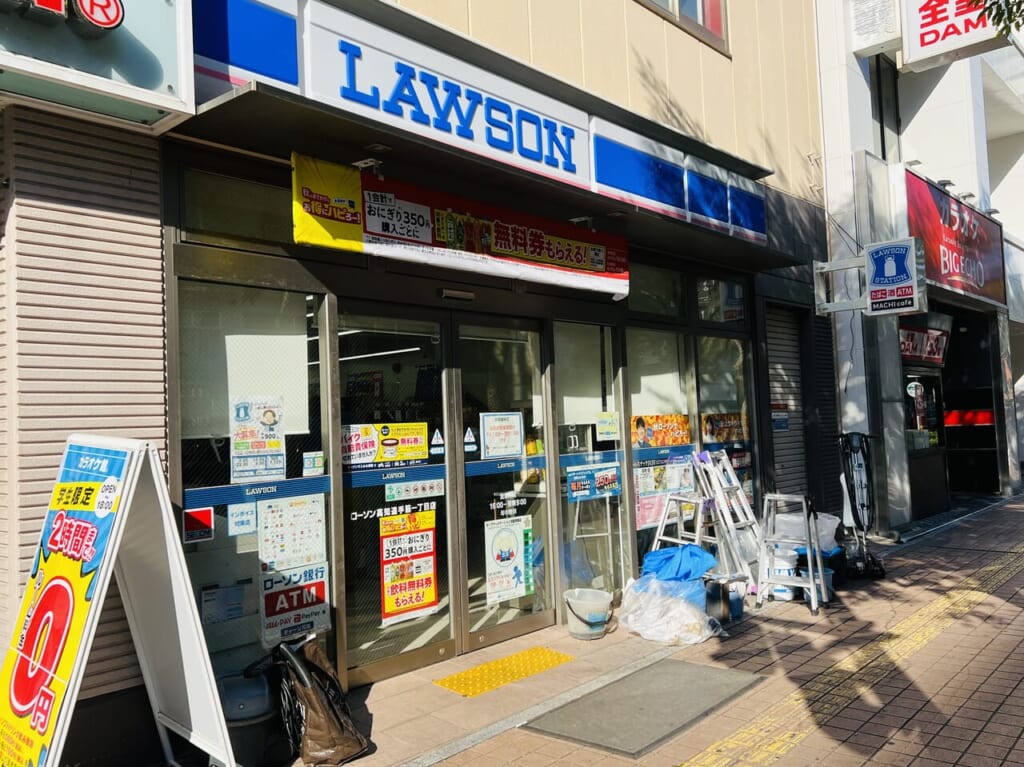 2023年11月1日リニューアルオープン予定の！「ローソン追手筋一丁目店」の外観