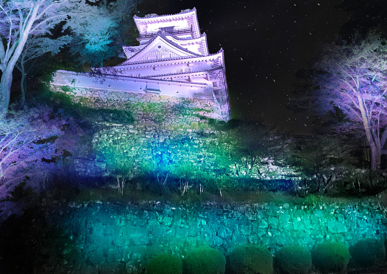 2023年開催「NAKED夜まつり 高知城」のイメージ画像