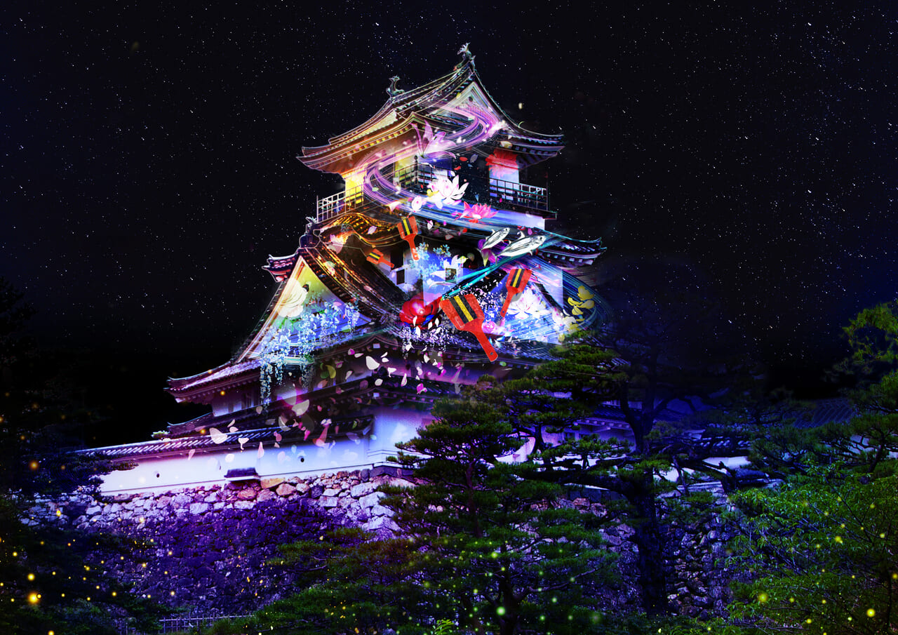 2023年開催「NAKED夜まつり 高知城」のイメージ画像