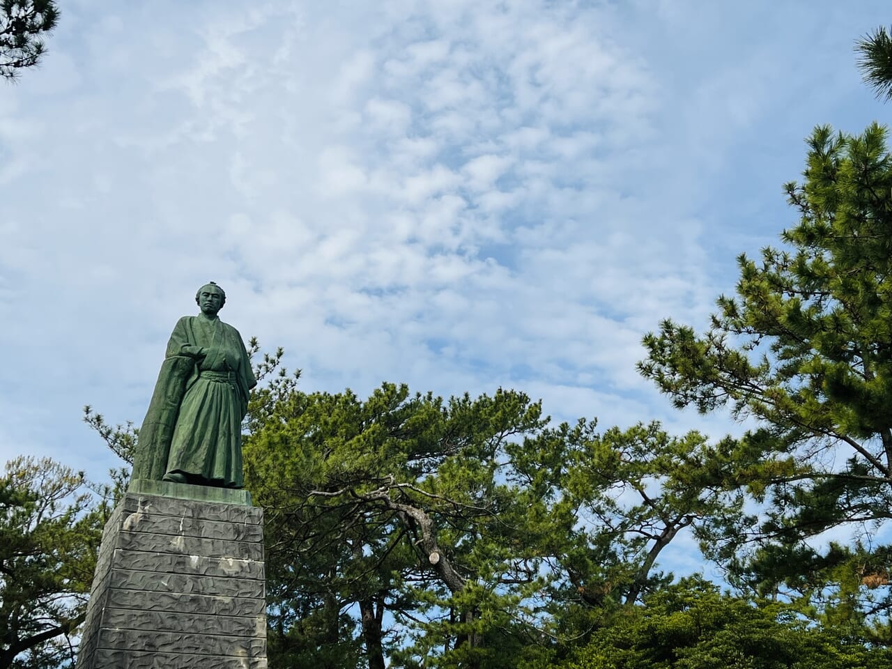 高知市桂浜公園の坂本龍馬像