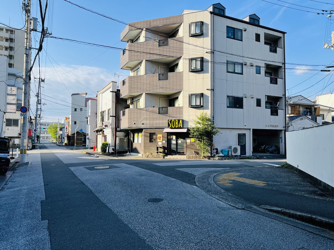 2024年10月ごろに高須へ移転する「つけSOBA GOKU-TUBUSHI（ゴクツブシ）」の外観