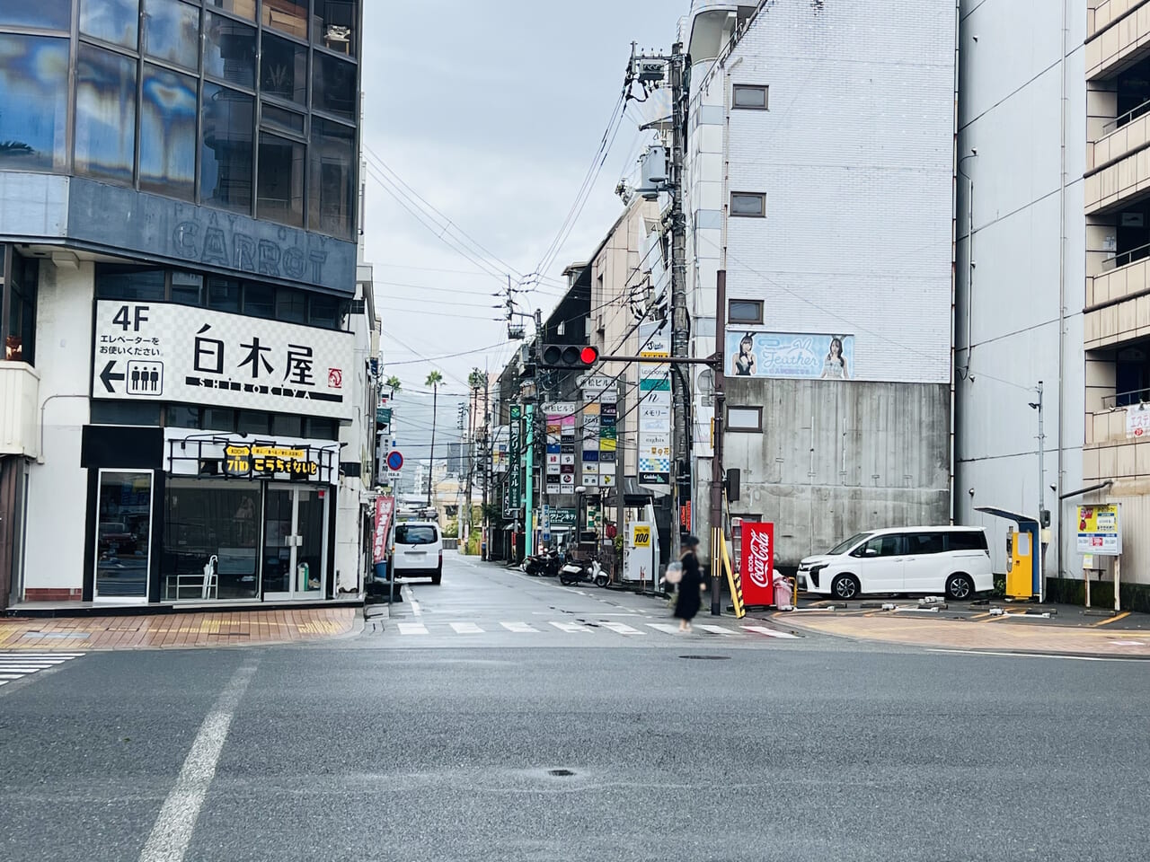 2024年8月26日に閉店したはりまや町の本格二郎系ラーメン屋「豚パチ」の周辺の様子