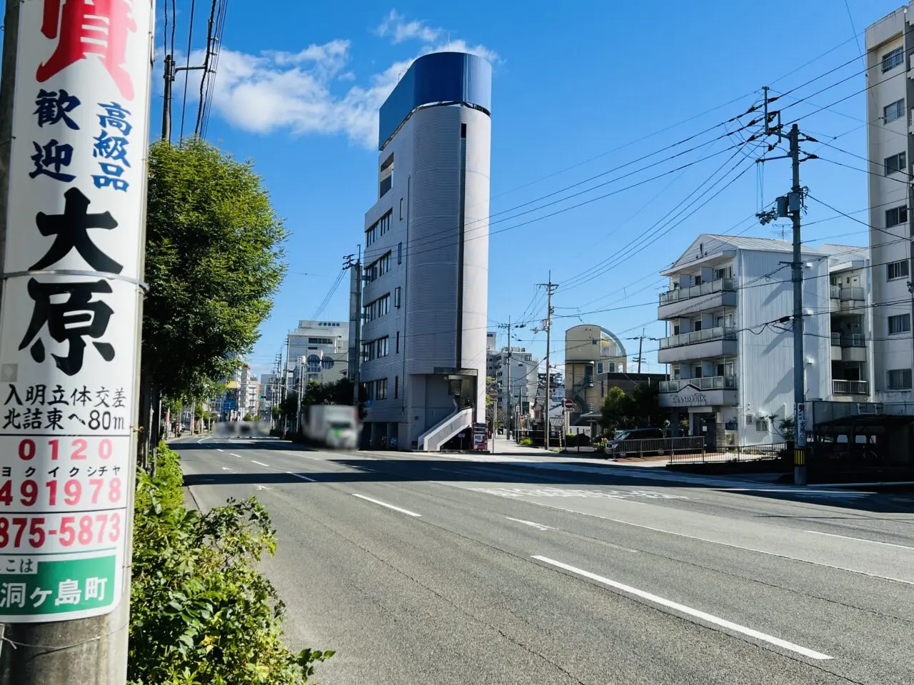 2024年10月11日にオープンしちあ大川筋の「BAKE SHOP ハルノアシアト」の周辺の様子