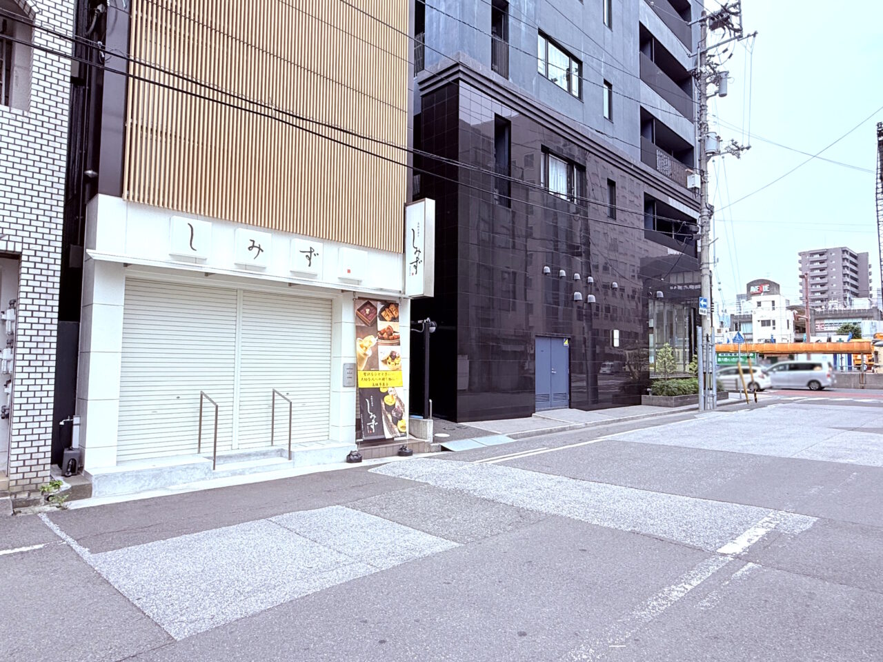 2025年5月31日に閉店した「高級芋菓子しみず 高知中央店」の様子
