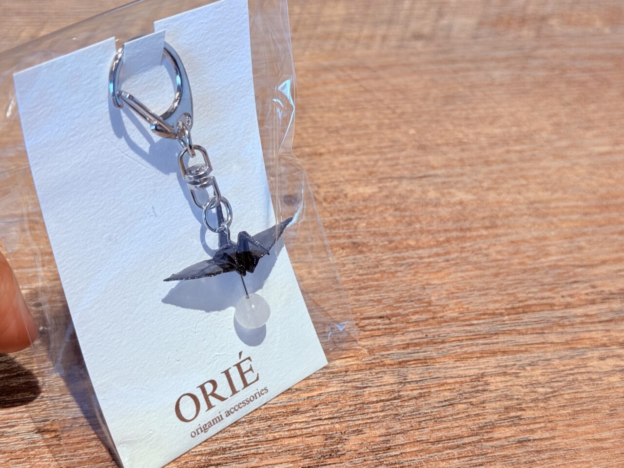 折り紙アクセサリーブランド「ORIÉ（オリエ）」のキーホルダー
