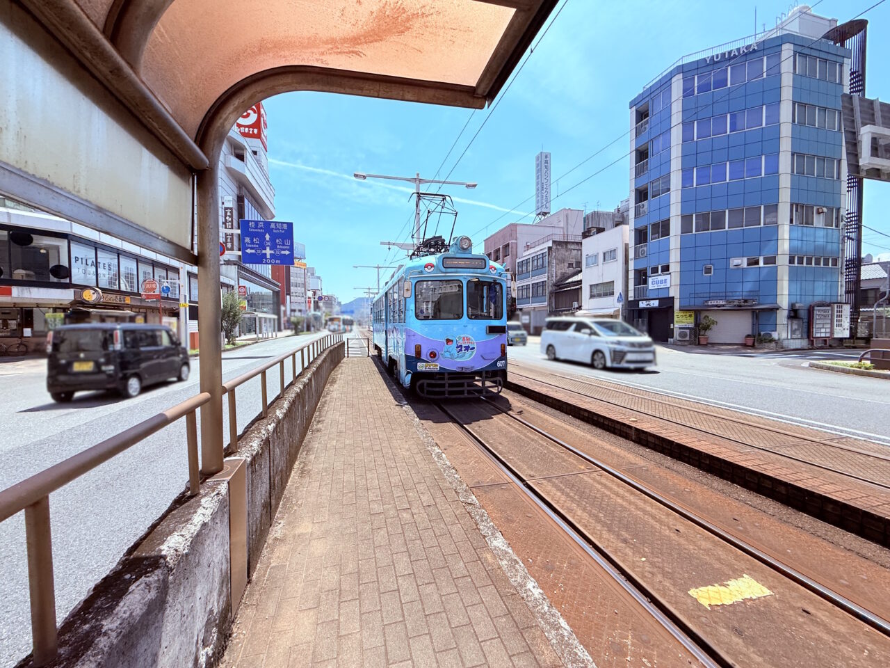 高知だいすきポケモン ヌオー電車の外観