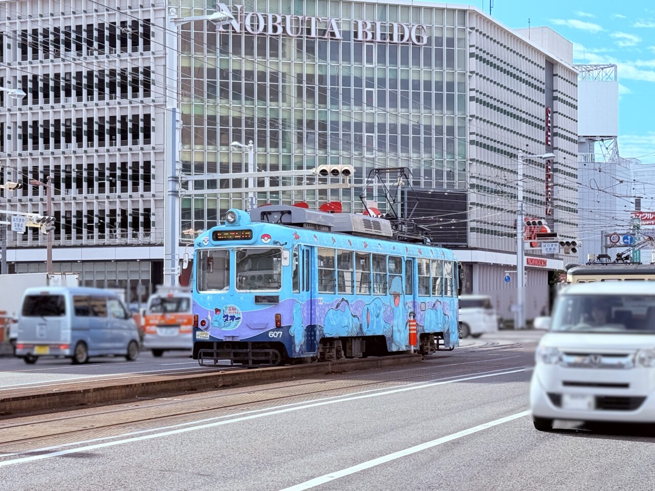 高知だいすきポケモン ヌオー電車の外観