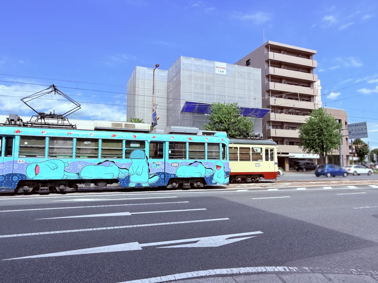 高知だいすきポケモン ヌオー電車の外観