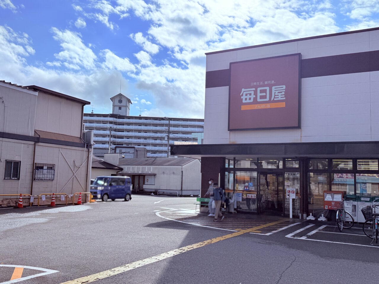 2025年11月下旬にラーメン屋「豚塗（ぶたまぶし）」の周辺の様子（2025年11月9日撮影）