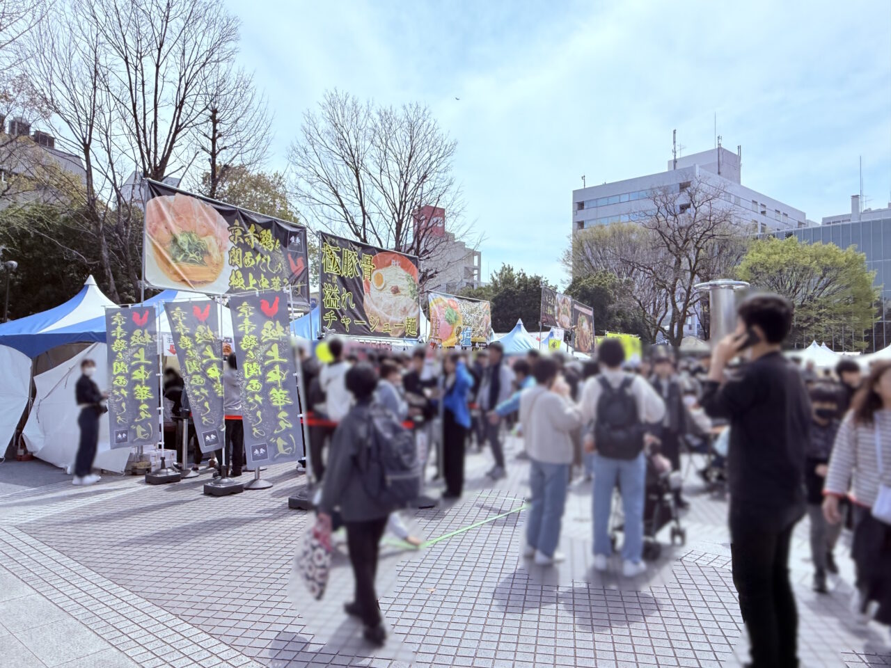 第2回 こうちラーメン博の様子(2025年3月29日撮影)