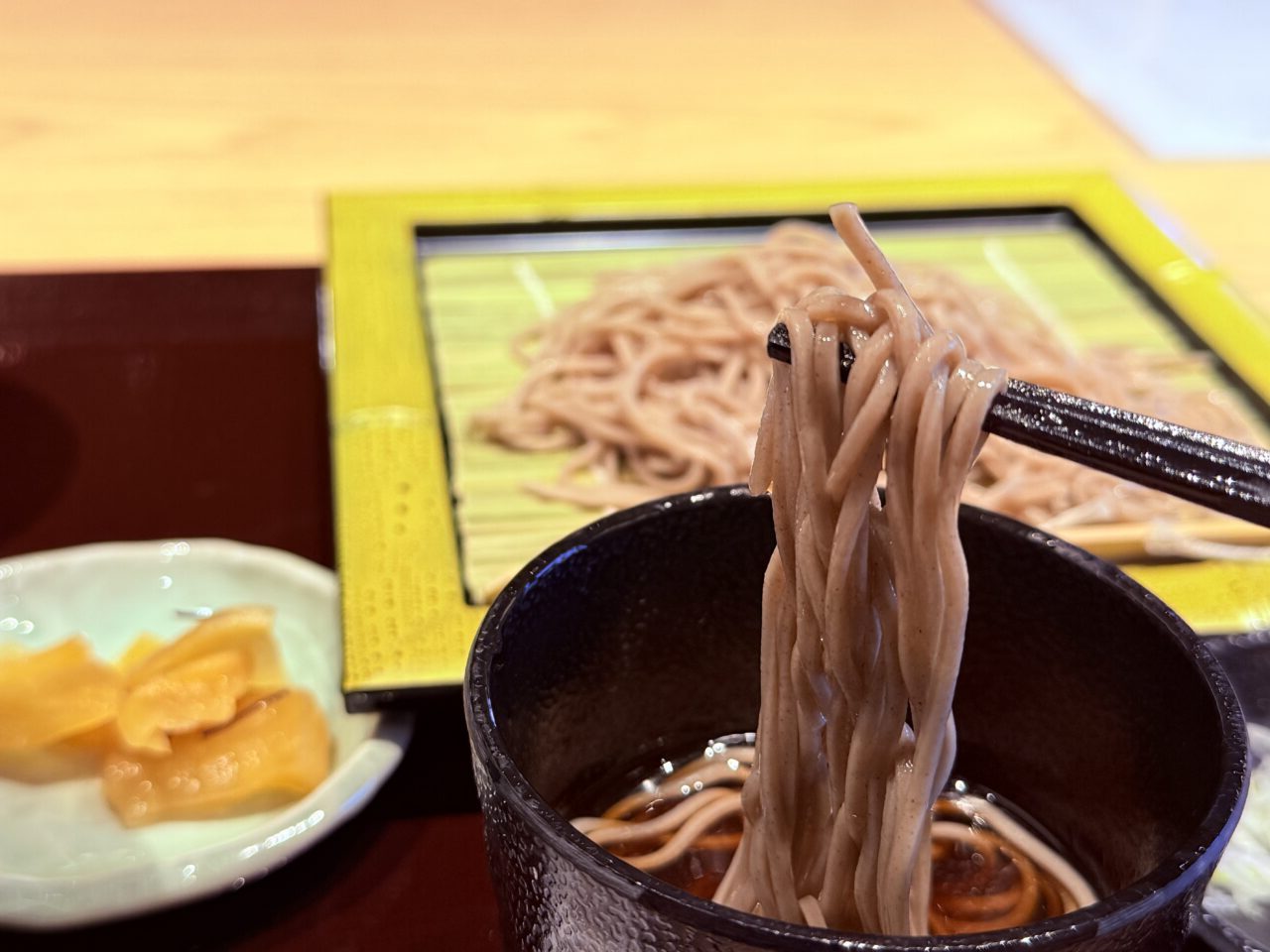 高知県初出店の「てんや高知インター店」の藪そば