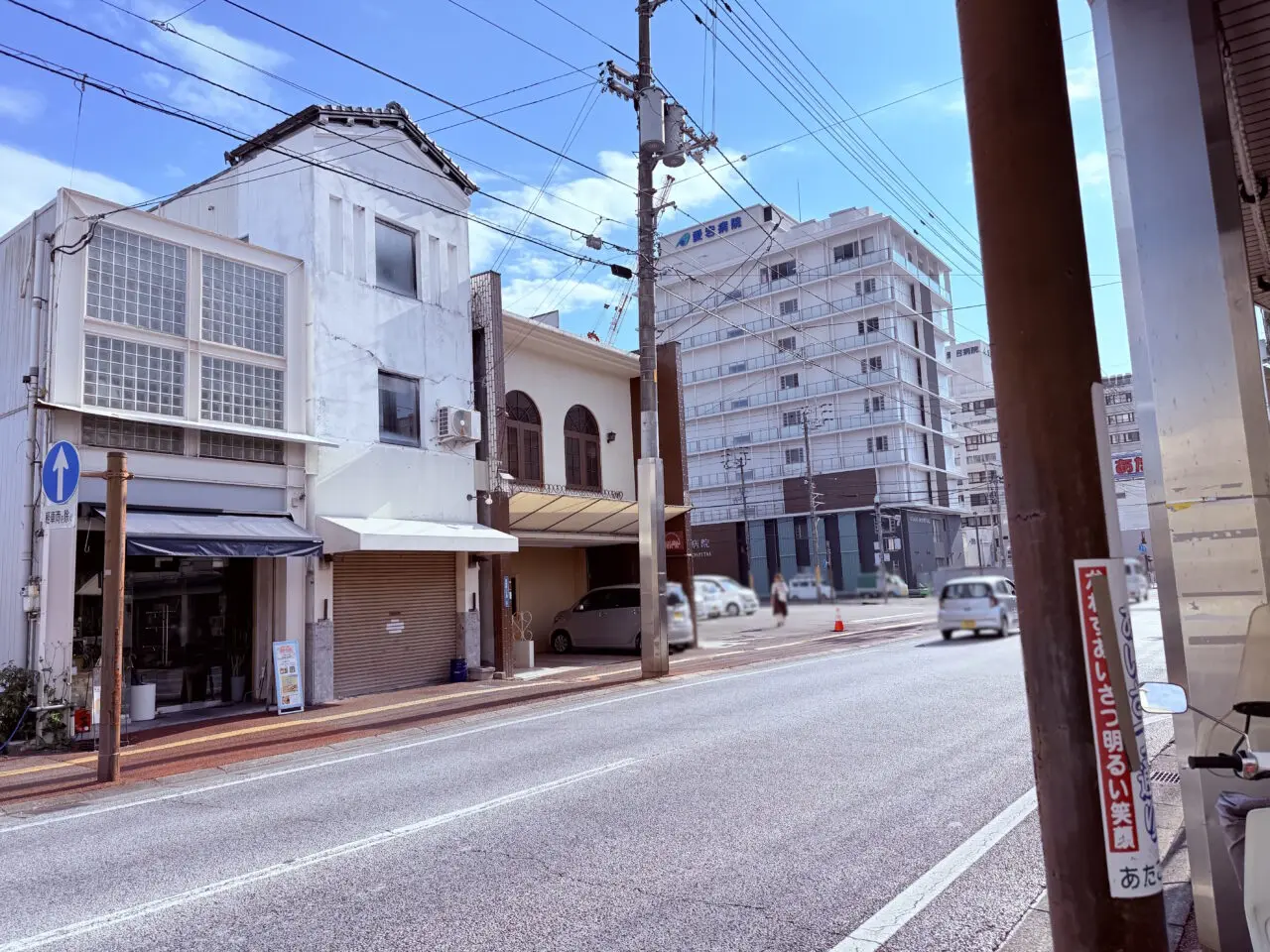 2025年12月14日に移転のため閉店した愛宕町の「ラーメンシロイワ」の周辺の様子