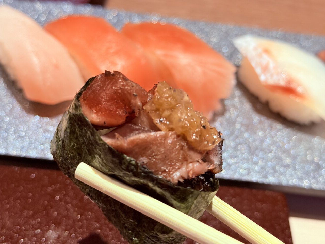 2026年2月11日にグランドオープンした「寿司・しゃぶしゃぶ ゆず庵 高知店」の料理