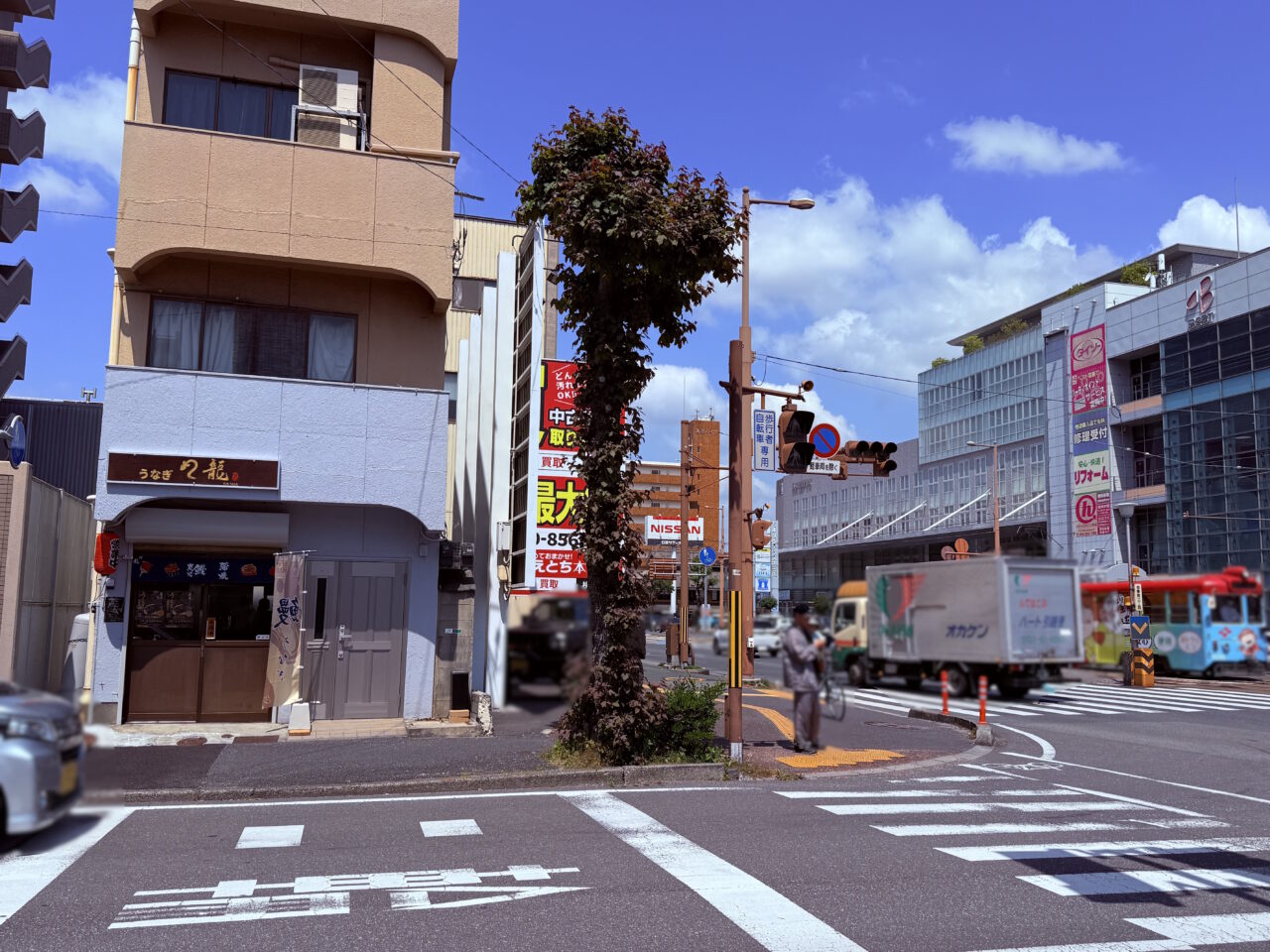 2026年5月5日にオープンした「うなぎ 龍賢」の周辺の様子