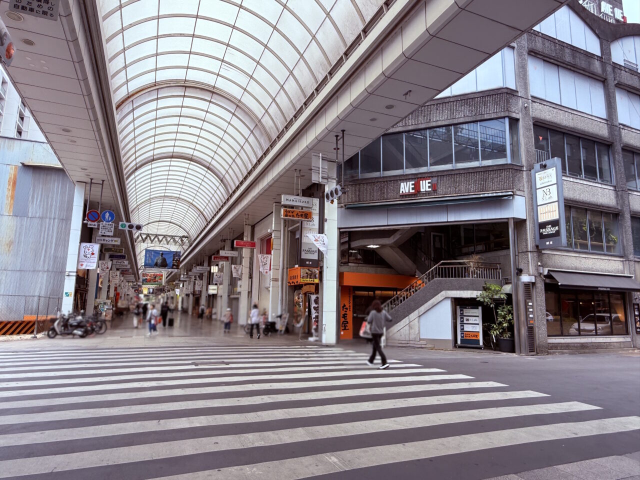 2026年6月30日に閉店する鉄板ステーキの店「不二楼」の周辺の様子