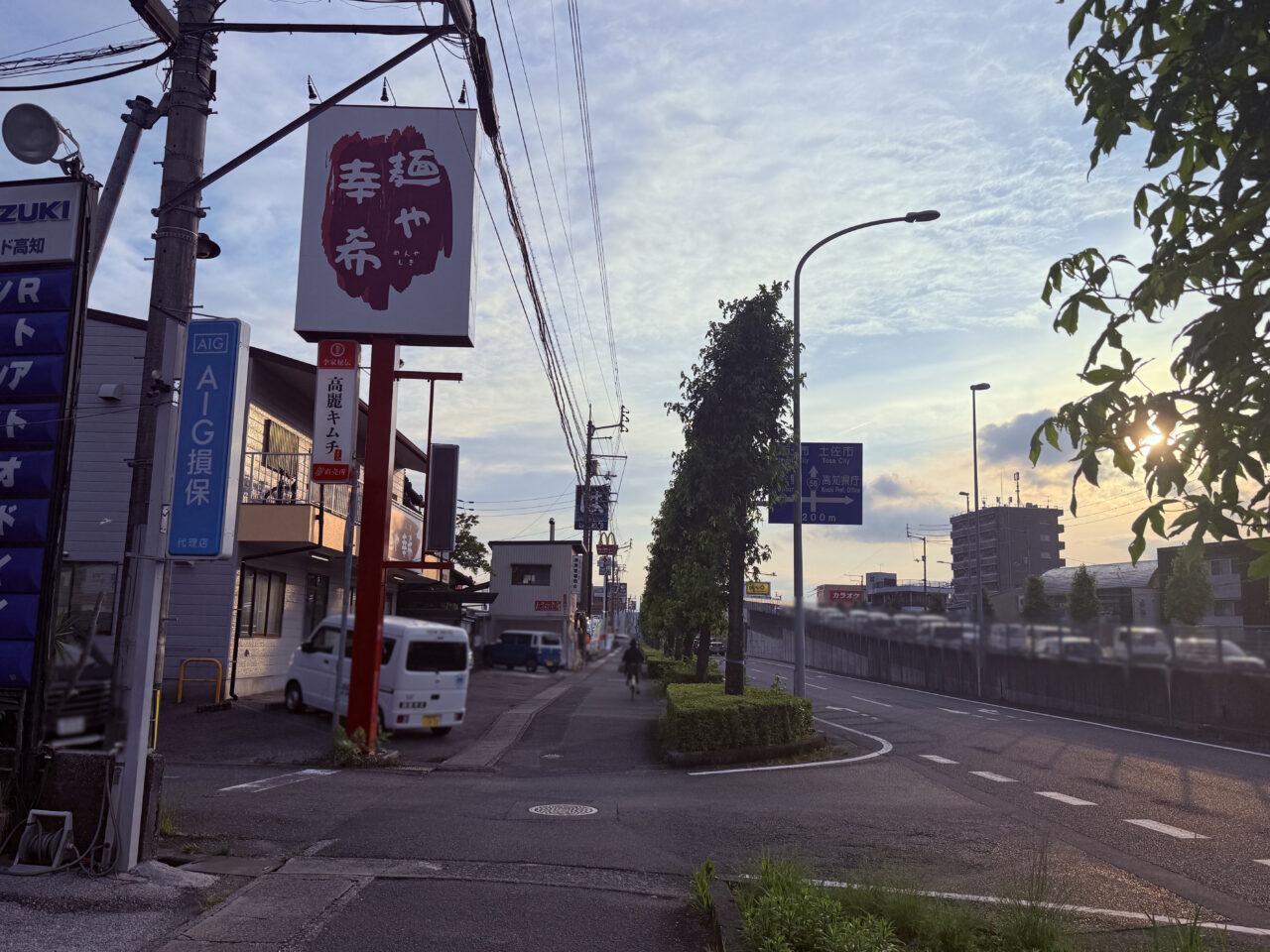 2026年8月1日に「福恩麻辣湯 高知河ノ瀬店」がオープンする「麺や 幸希」跡地の様子