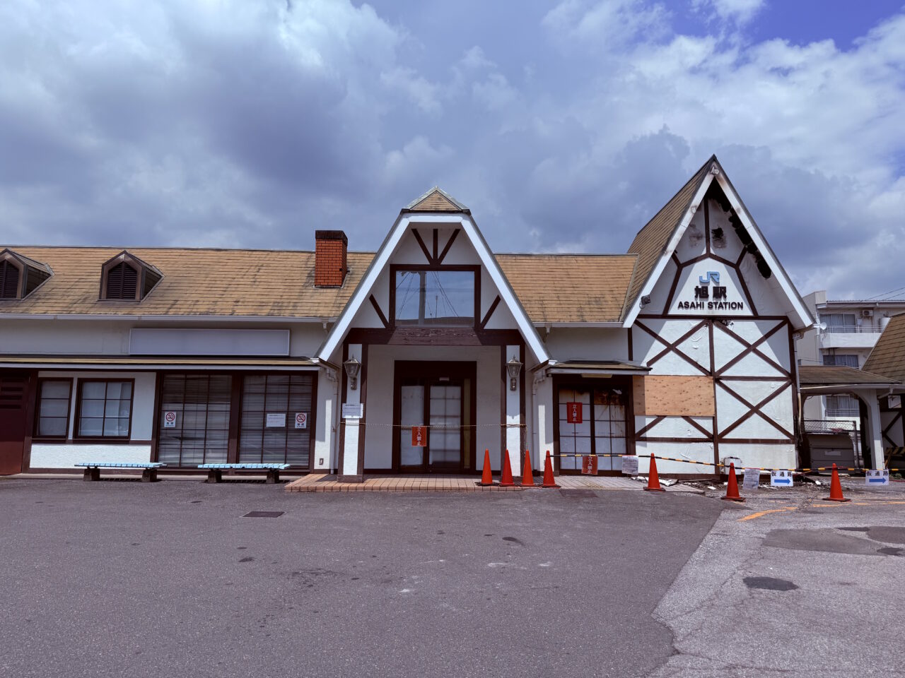 2026年8月9日に火災が発生したJR旭駅