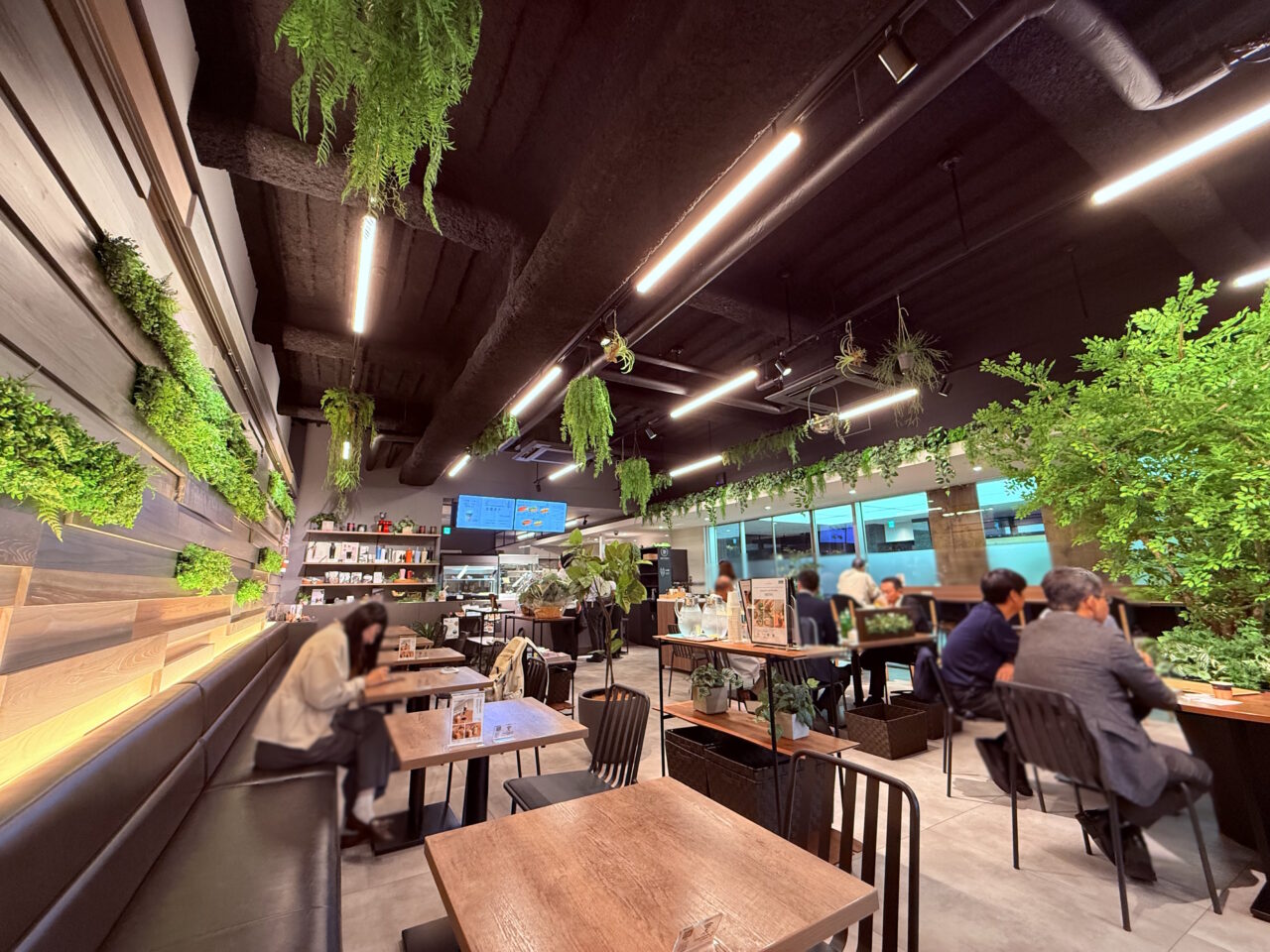 2026年10月1日にリニューアルオープンしたボタニカルカフェ「konoha」の店内の様子